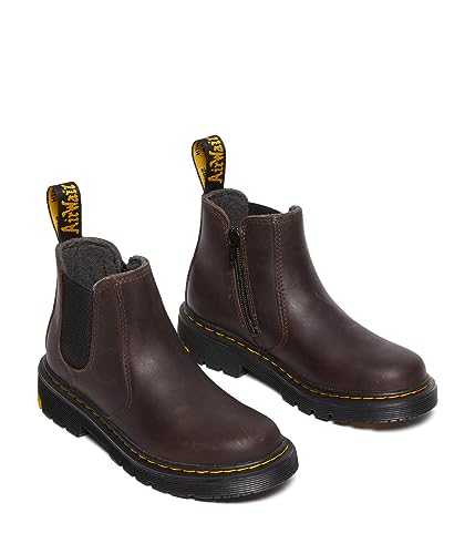 Unisex Kid's Brown Chelsea Boots