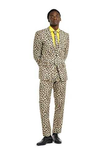 Opposuits Men's Party Funny Crazy Prom Suit Costume - Comes with Jacket - Pants and Tie