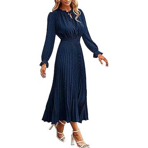 AMDOLE Linen Dresses for Women UK Stylish Printed Casual Dress Women's Cotton Summer Dresses