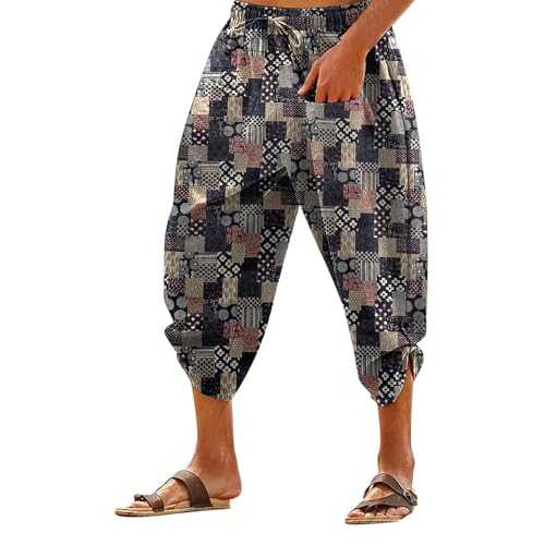 Men Capri Cropped Trousers Mens Original Cotton Jeans Basic Plain Straight Leg Heavy Duty Denim Wash Mens Joggers with Zip Pockets XL Men'S Trousers Outdoor Lightweight Hiking Walking Trousers