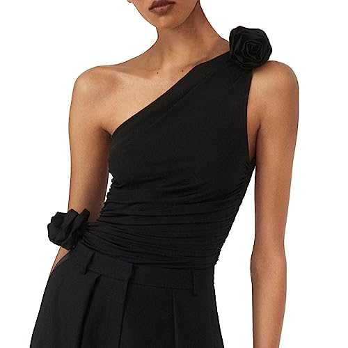 Turtleneck Sleeveless Backless Crop Top for Women, Ruched Camisole Tank Top, Fairy Vintage Mini Vest, One Shoulder Velvet Top