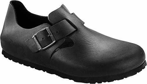 Unisex London Black Oiled Leather 38 (US Men's 5-5.5 / US Women's 7-7.5)