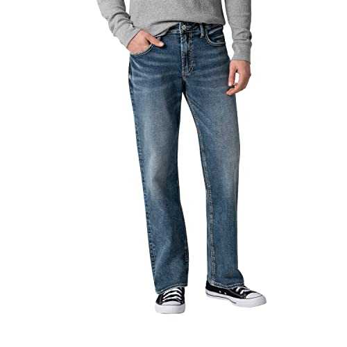 Silver Jeans Co. Men's Gordie Loose Straight Jeans