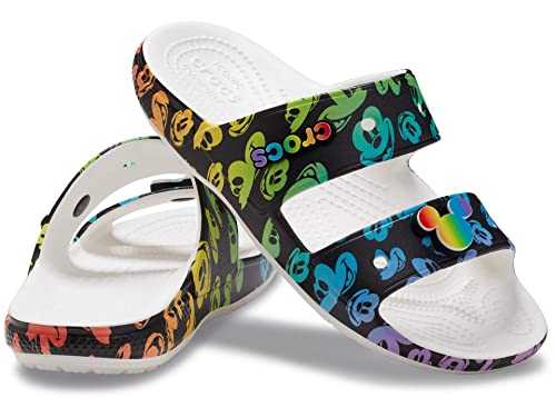 Unisex's Classic Disney Rainbow Celebration Sandal Clog