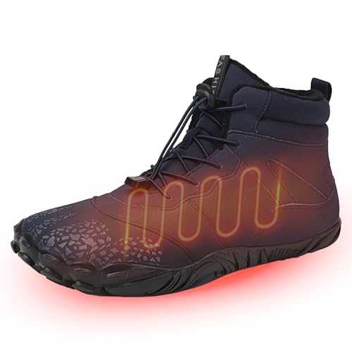 Barefoot Boots Women - Winter Boots for Women Wide,Waterproof Quick Drying Barefoot Shoes Men Women Wide Toe Box Winter Trainer Minimalist Zero Drop Sole Boots Sneakers