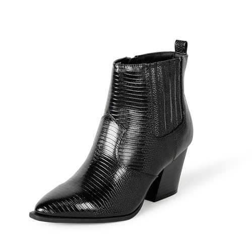 The Drop Women's Sia Pointed-Toe Western Ankle Boot