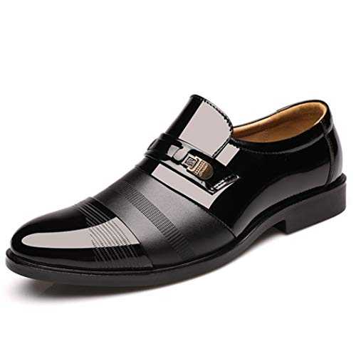 Wedding Dress Suit Formal Shoes Men Loafers Slip On Dress Business Work Shoes Outdoor Walking Casual Oxford Leather Shoes