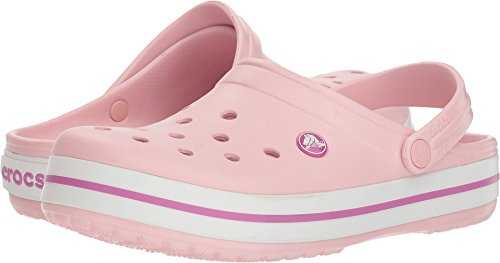 Unisex Crocband Clogs, Pearl Pink Wild Orchid, 5 UK Men/ 6 UK Women