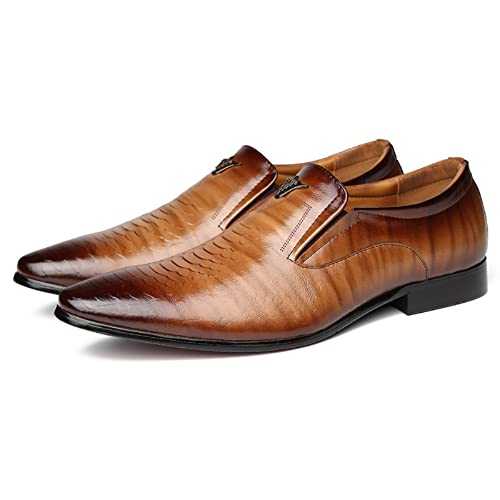 Men's Dress Loafers Formal Shoes Leather Lined Shoes