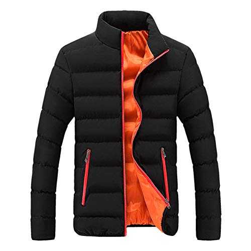 Winter Down Jacket for Men Lightweight Waterproof Jacket Coat Comfortable Warm Jackets Mens Fashion Rain Jacket Softshell Outdoor Wear for Camping, Travelling & Hiking