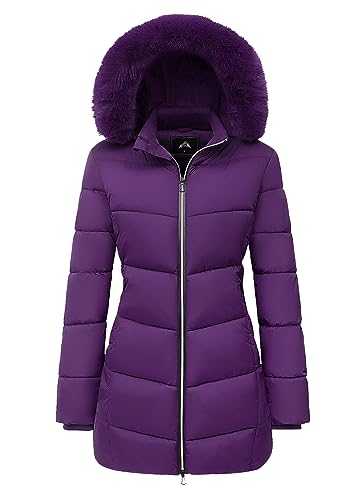 MOERDENG Women's Winter Windproof Warm Down Coats Waterproof Thicken Hooded fashions Puffer Jacket