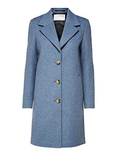 SELECTED HOMME Women's Slfnew Sasja Wool Coat B Noos