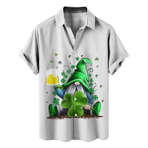 TYUIOP ST Patricks Day Shirt Cheap Stuff Mens Shirts Long Sleeve Button Down Business Wedding Shirts with Pocket Regular Fit S-XXL Mens Long Sleeve Smart Casual Button Down Collar Men's