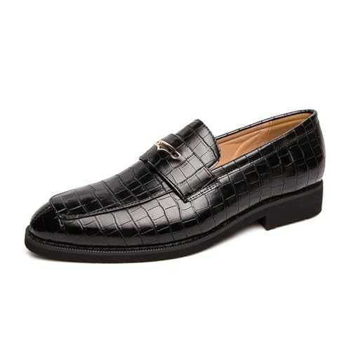 Mens Loafers Slip-On Dress Fashion Style Driving Shoes Classic Tuxedo Casual