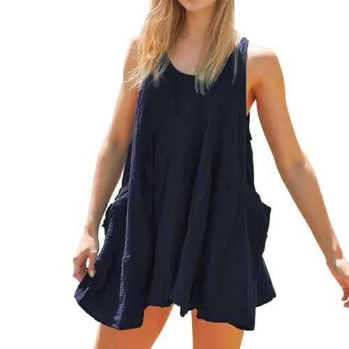 HOOUDO Summer Dresses for Women Swing Sexy Casual Dresses Short Sleeve V Neck Summer Dresses Strappy Floral Print Sundresses Lagenlook A-Line Dresses