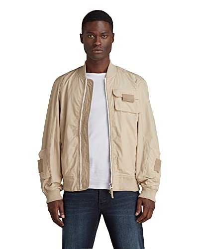 G-STAR RAW Men's Chest Pockets Poplin Bomberjacke Jackets