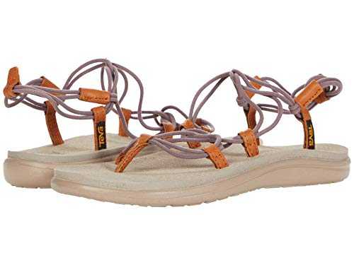 Women's Voya Infinity Flat Sandal, Twilight Mauve, 6 UK