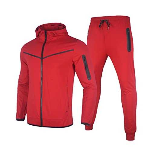 NQyIOS Men Winter Soild Color Tracksuit 2 Piece Outfits Long Sleeve T Shirts And Pants Jogging Sets Athletic Sports Suit Sweatsuits Sportswear Suite Costume