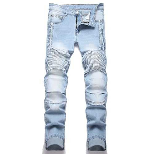 TMMMT Fashion Slim Jeans Men Stretch Denim Pants