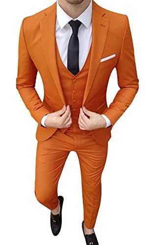 Men Custom Made 3 Piece Suit Designer Slim Fit Formal Vest Coat Pant Groomsmen Wedding Party Prom Dinner Personalized Gift for Him