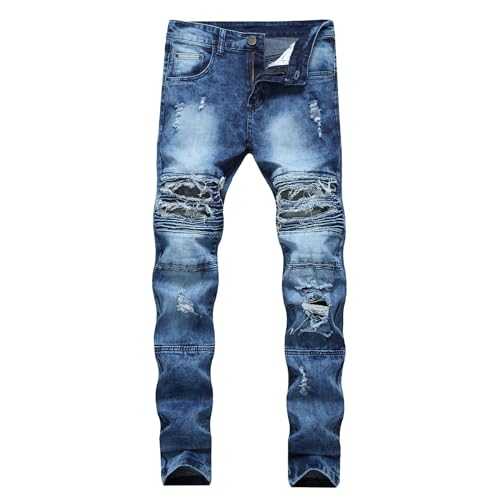 TYUIOP Items Black Jeans Mens Men's Slim Jeans Men's Original Fit Men Slim Fit White Men Y2K Baggy for Vintage Relaxed Skateboard