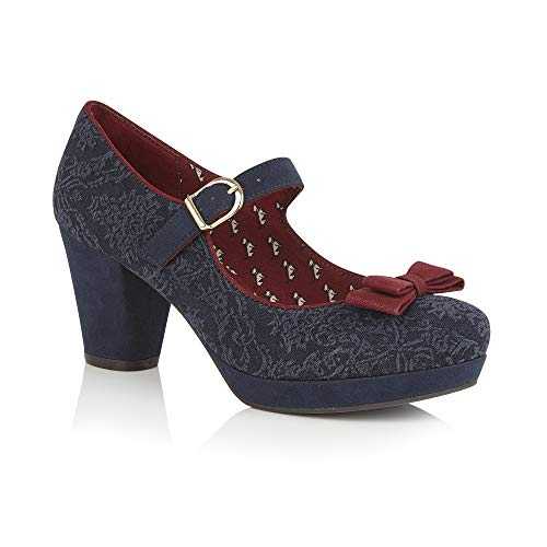 Ruby Shoo Women's Crystal Mid Heel Mary Jane Shoes