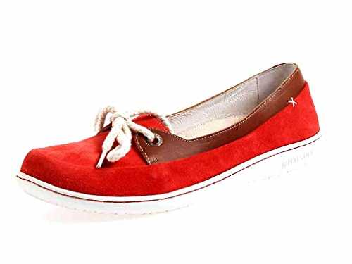 Shoes ''Ulva'' from Leather in Red 41.0 EU N
