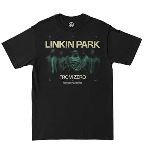 Linkin Park Unisex Official Merch from Zero Blurry Portrait Tour Tee Standard