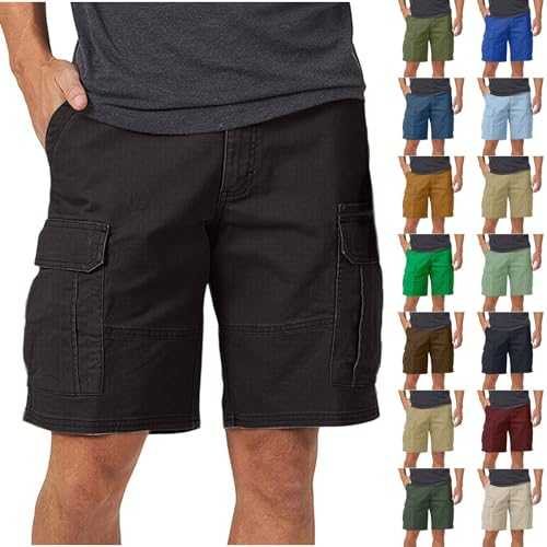 Men's Cargo Shorts Warehouse Clearance Camouflage Pants Relaxed Fit Shorts Summer Combat Joggers Durable Golf Short Trousers with Multi-Pockets Casual Soft Trouser Hiking Outdoor Tracksuit Bottoms