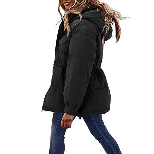 Winter Coats for Women Plus Size, Womens Puffer Coats Thick Jackets Padded Warm Outerwear Mountain Snowboarding Jackets Fleece Parka Outerwear