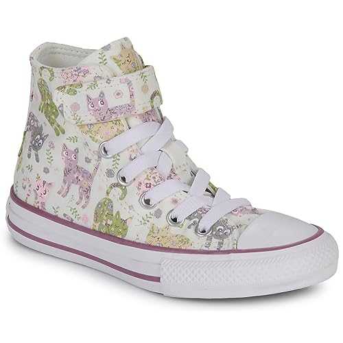 Boy's Chuck Taylor All Star Easy-on Feline Florals Sneaker