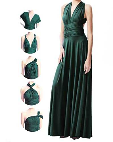 Multiway Dress with Bandeau, Infinity Bridesmaid Dresses, Long, Plus Size, Multi-Way Dress, Convertible Dress,Twist Wrap Dress Wedding Guest Evening Gown Prom