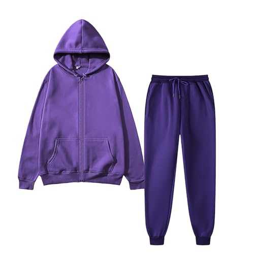 TYUIOP Cheap Boys' Tracksuits Work Hoodies for Men Casual Warm Fleece Top Slim Fit Track Suit Sweatsuit with Drawstring Hoodie and Front Pockets Joggers Sets, S to XXL Mens Tracksuit