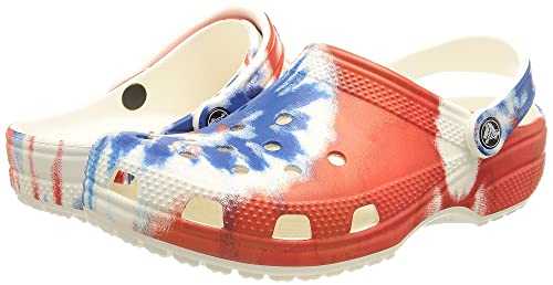 Unisex Classic Tie Dye Clogs Clogs, Fresco Multi, 11 UK Men/ 12 UK Women