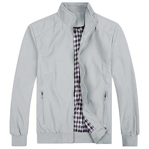 Men's Jackets Lightweight Bomber Jacket Casual Cargo Sports Windbreaker Summer Sportswear