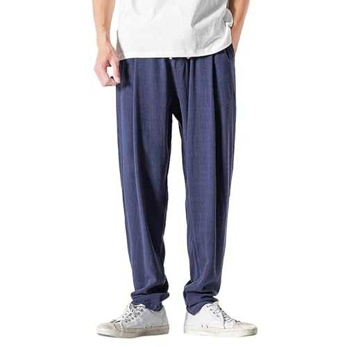 Scrub Trousers Mens Tracksuit Bottoms Men Lightweigt Jogging Trousers with Zipper Pockets Work Joogers Fit Sport Casual Sweatpants for Running Gym Training Joggers for Kids 3-4 Denim Men'S