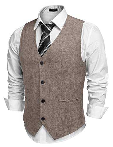 COOFANDY Men's Business Suit Vests