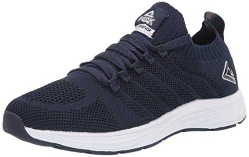PEAK Mens Lightweight Walking Shoes Comfortable Slip On Sports Sneakers for Tennis, Gym, Running, Casual Workout