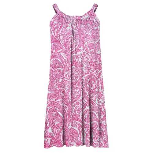 Nuaoxyeu Summer Dresses for Women 2025 Vacation Boho Floral Print Sundresses Spaghetti Strap Skirts Beach Casual Party Wear