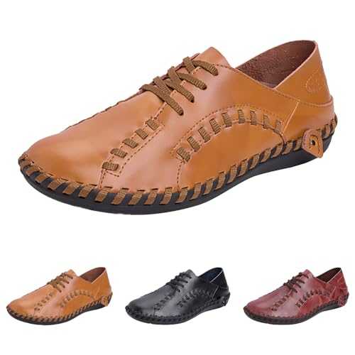 Mens Leather Loafers Men's Oxfords Formal Dress Shoes UK Men Office Shoe Wedding Shoes Derby Formal Shoes Clearance Mens Black Smart Shoe Lace Up Shoes Brogue Dress Business Shoes