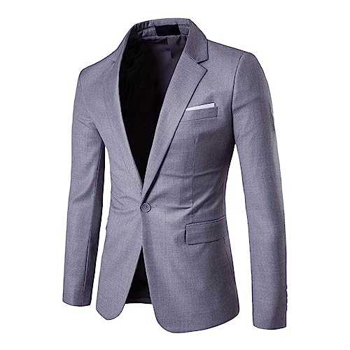 Men's Classic Slim Fit Blazer Set, Multi-Colour Options in Red, White, Black, and Blue, Stylish Suit for Business, Meetings, Weddings, or Evening Events, Comfortable Single-Breasted Design