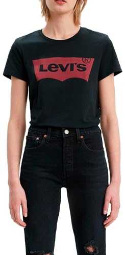 Levi's Women's The Perfect Tee T-Shirt, Large Batwing Logo