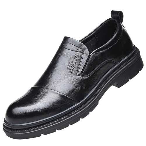 Mens Loafers Comfort Fashion Walking Flat Breathable Driving Shoes Oxfords Casual Leather Shoes Moccasins Formal Shoes Comfy Slip on Business Dress Shoes UK Size