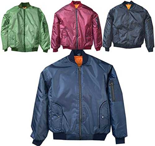 Mens MA1 Army Pilot Biker Bomber Security Military Doorman Zipper Jacket Top