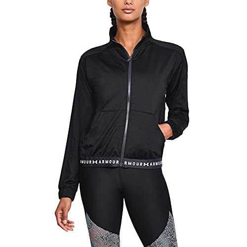 Under Armour HeatGear Armour Running Jacket for Women, Breathable Windbreaker Jacket with Full-Length Zip, Women’s Lightweight Jacket with Loose Fit