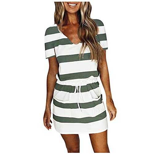 AMDOLE Denim Dresses for Women Women's Summer Dress Vest Dress Sleeveless Casual Loose Vest Dress Polyester Perfect for The up coming summer days Party young people Dresses for Women