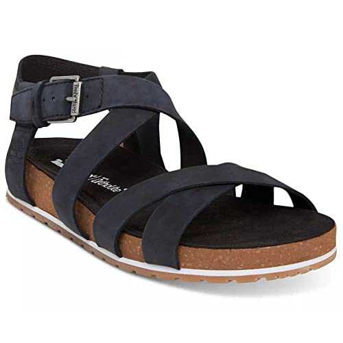 Timberland Malibu Waves Ankle, womens Malibu Waves Ankle Sandals, Black Black Nubuck, 4 UK (37 EU)