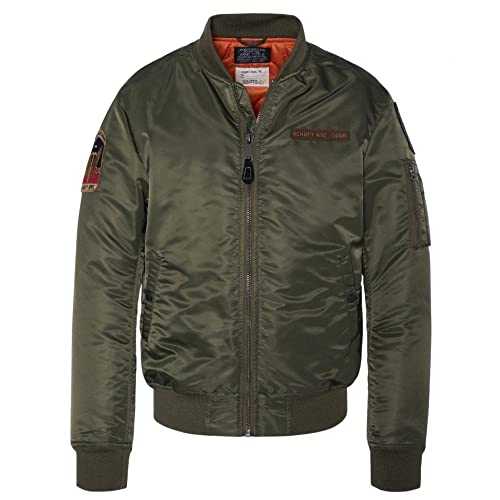 Schott NYC Airvintrs Bomber Badges Schott Jacket