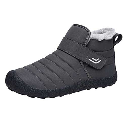 Memmyly Women's Ankle Boots with Heel Ankle Boots Chunky Heel Small Heel Classic Mini Ankle Boots Fashionable Women's Boots Gothic Boots Slip On Bridal Boots Western Ankle Boots, gray, 9 UK