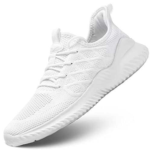 Men's Running Shoes Fashion Breathable Sneakers Mesh Soft Sole Casual Athletic Lightweight Walking Footwear